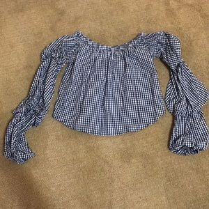 Off the shoulder top